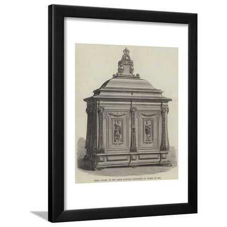Steel Casket - Steel Casket, in the Leeds National Exhibition of Works of Art Framed Print Wall Art