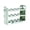 Green#1, variant on Mecorevxz Egg Holder for Fridge, 4 Tiers Dispenser, 30 Egg Container Refrigerator, Large Capacity Organizer Automatic Fridge Rolling Egg Container for Pantry Countertop (White)