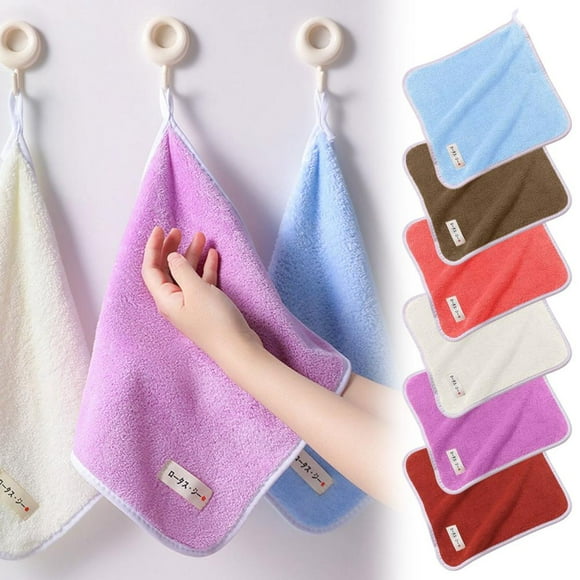 Feltree Children's Soft Absorbent Handkerchief Towel for Face and Hands Multipurpose Small Washcloth