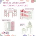 thumbnail image 6 of Emily Rose 18-Inch Doll Clothes Storage Closet Armoire, including 5 Clothing Hangers - Floral Collection, 6 of 8