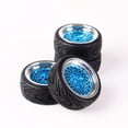thumbnail image 6 of 4pc 1:10 12mm Hex Flat Rubber Tires&Wheels Rims 10365+21006 For HPI HSP RC On Road Racing Model Car, 6 of 6