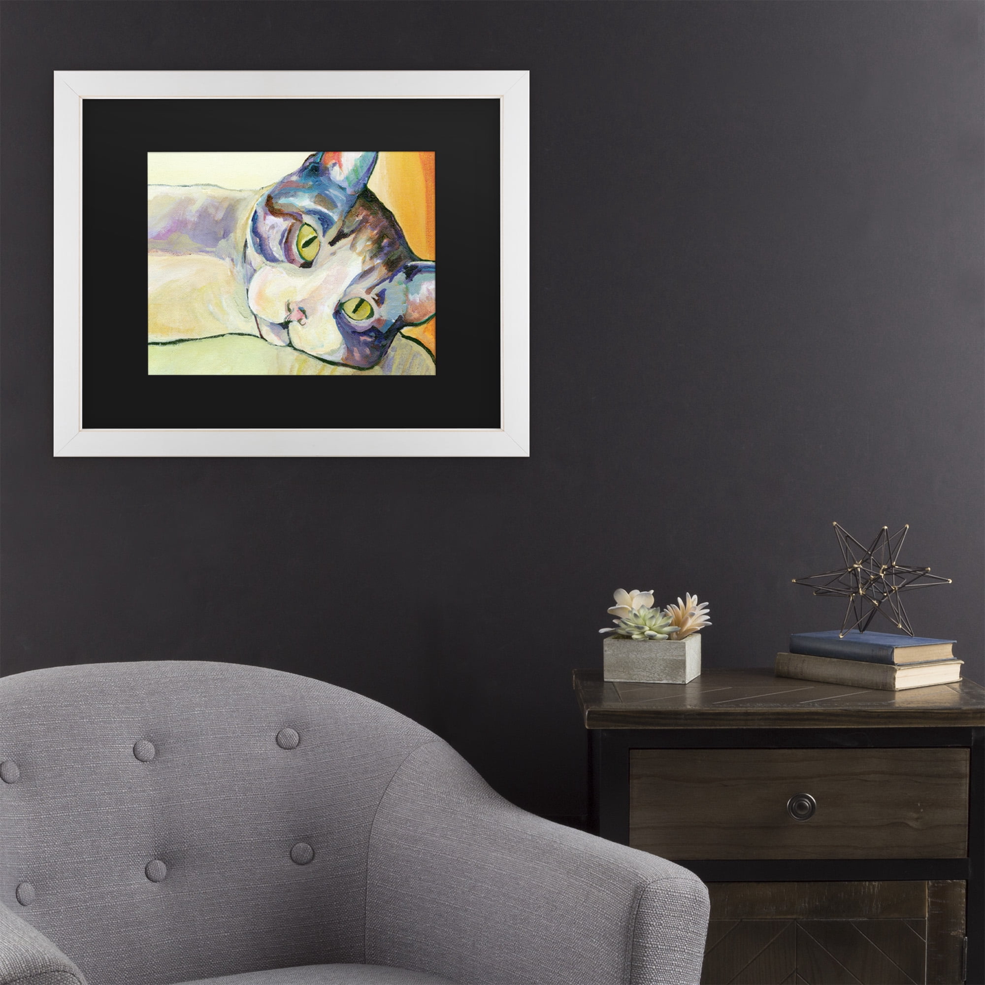 Trademark Fine Art 'Sunbather' Canvas Art by Pat Saunders-White