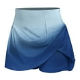 thumbnail image 5 of HUPOM Under Dress Shorts Shorts For Teen Girls Chino High Short Tennis Blue L, 5 of 5