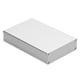 thumbnail image 5 of Caja de proyecto de aleación de aluminio, caja de instrumentos de bricolaje de color plateado mate integral para cableado de PCB, 22 x 74 x 110 mm, 5 of 12