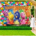 thumbnail image 3 of Backyardigans Party Supplies Birthday Decorations Plates Banner Kids Cake Toppers Set Decor, 3 of 8