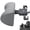Cloth-Gray, variant on Adjustable U-Shaped Car Headrest Pillow, 180° Head Neck Pillow for Driving Support Seat Ergonomic Design Leather Comfortable Short Trips Supporting Long Ride Travel Sleeping Essentials