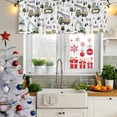 thumbnail image 5 of 2 Pack Valances for Window, Cartoon Tractor Short Curtains for Kitchen Bedroom Living Room, Cute Digger Shovel Truck Country Car Rod Pocket Small Window Treatment Valance Drapes 42 x 12 Inch, 5 of 8