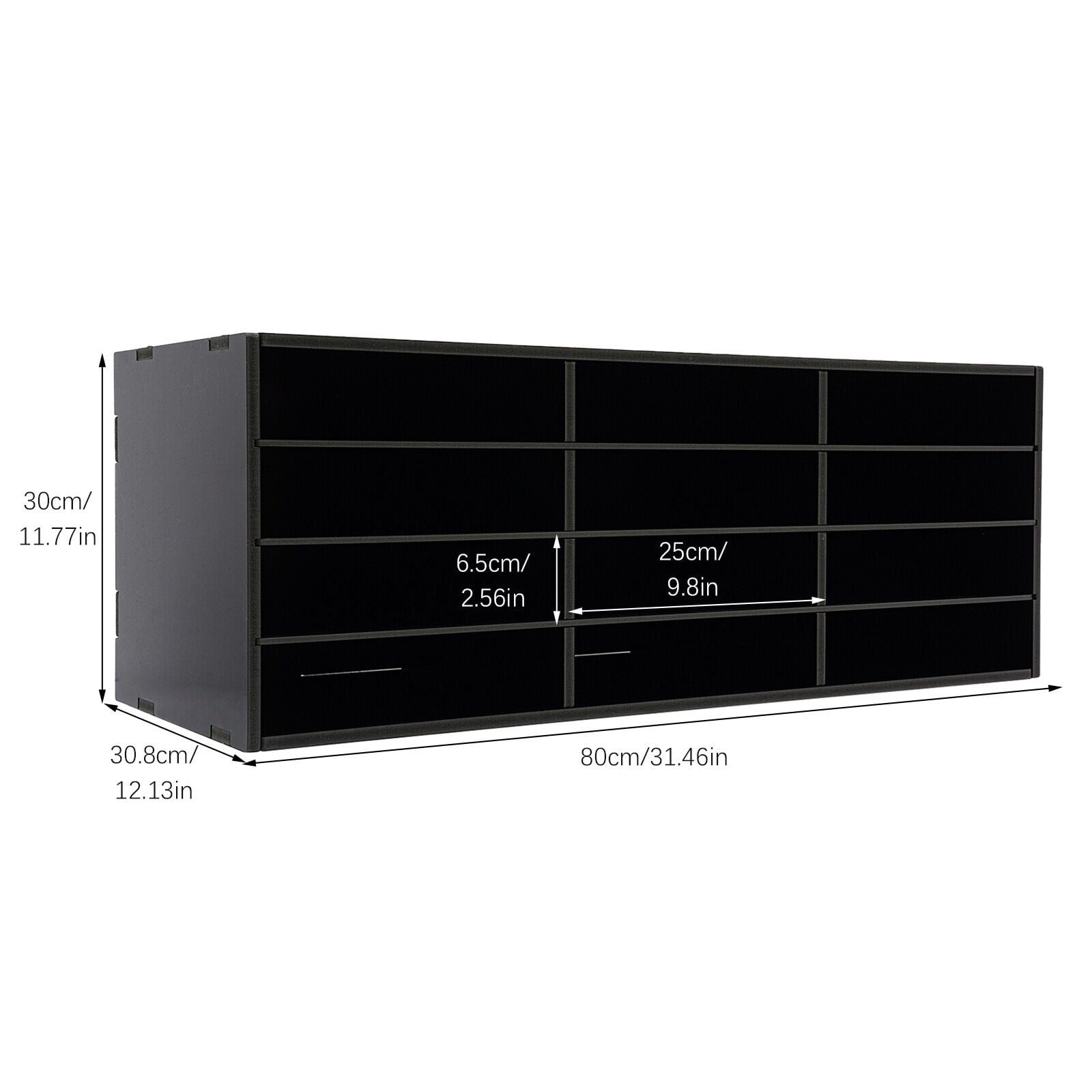 Home Office Wood Desk Organizer Desk Document Paper A4 File Tray Mail Sorter