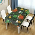 thumbnail image 7 of Coolnut Green Clover Gnome Fabric Rectangle Tablecloth - Waterproof and Wrinkle-Resistant Table Cloth 54x72 Inch Table Cover for Indoor & Outdoor Dining House Decor, 7 of 7