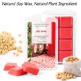 thumbnail image 5 of SCENTORINI Fondants de Cire Parfumés, Cubes de Cire de Soya pour Chauffe-Cire, Pluie Propre, Noix de Coco, Cuisine de Grand-Maman, Vin Rouge, Caramel, Petite Robe Noire, Ananas, Cuir Toscane, 2,5 oz (Lot de 8), 5 of 5