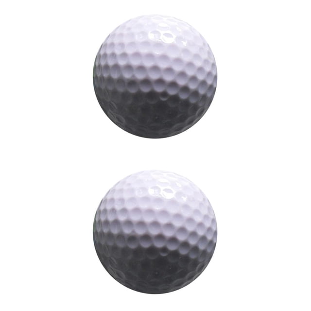 Eigraketly Golf Balls Driving Rubber Sports Reliable Tool Tennis Ball Training Practice Multifunction for Outdoor Indoor Beginner Blanco 2piezas