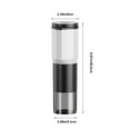thumbnail image 3 of Portable Rechargeable Coffee Grinder, 5-Speed Adjustable, USB Charging, 3-Minute Timer, Easy Clean, ABS Material, White, 20.5x5.3x6cm, 370g, for Kitchen, Travel, Coffee Lovers, 3 of 8