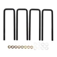 thumbnail image 2 of Square U Bolts, Rear Axle U Bolt Sturdy Stable High Hardness Black  for Car, 2 of 7