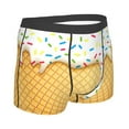 thumbnail image 3 of Naloa White Ice Cream Print Mens Underwear - Boxers for Men, Classic Briefs for Men, 3 of 9