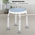 thumbnail image 2 of Shower  , Adjustable Shower Stool, Non-slip 360°Rotating For Children Old Man, 2 of 8