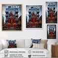 thumbnail image 4 of Designart "Canada City Contrast I" Cityscapes Floater Framed Canvas Print, 4 of 7