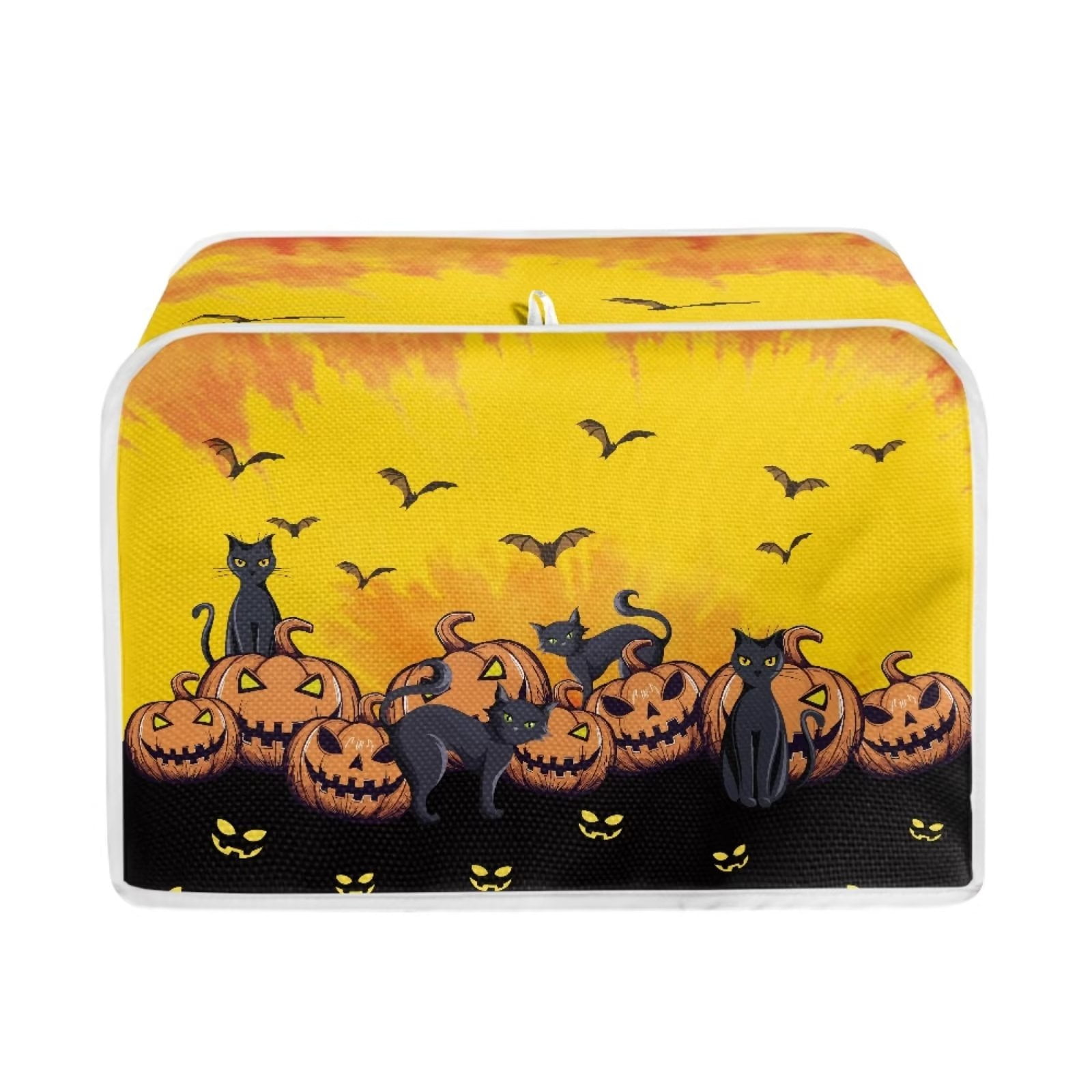 Binienty Bats Quilted 4 Slice Toaster Cover Fall Halloween Dining