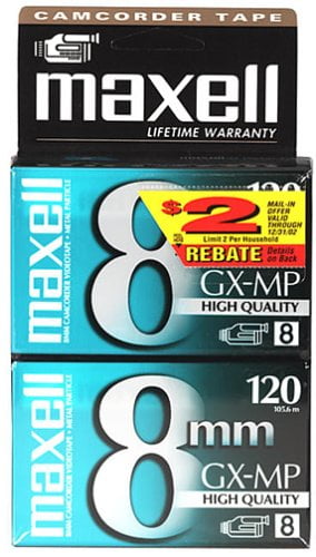 Maxell HGX-M 120 min 8mm High Grade Videocassette 