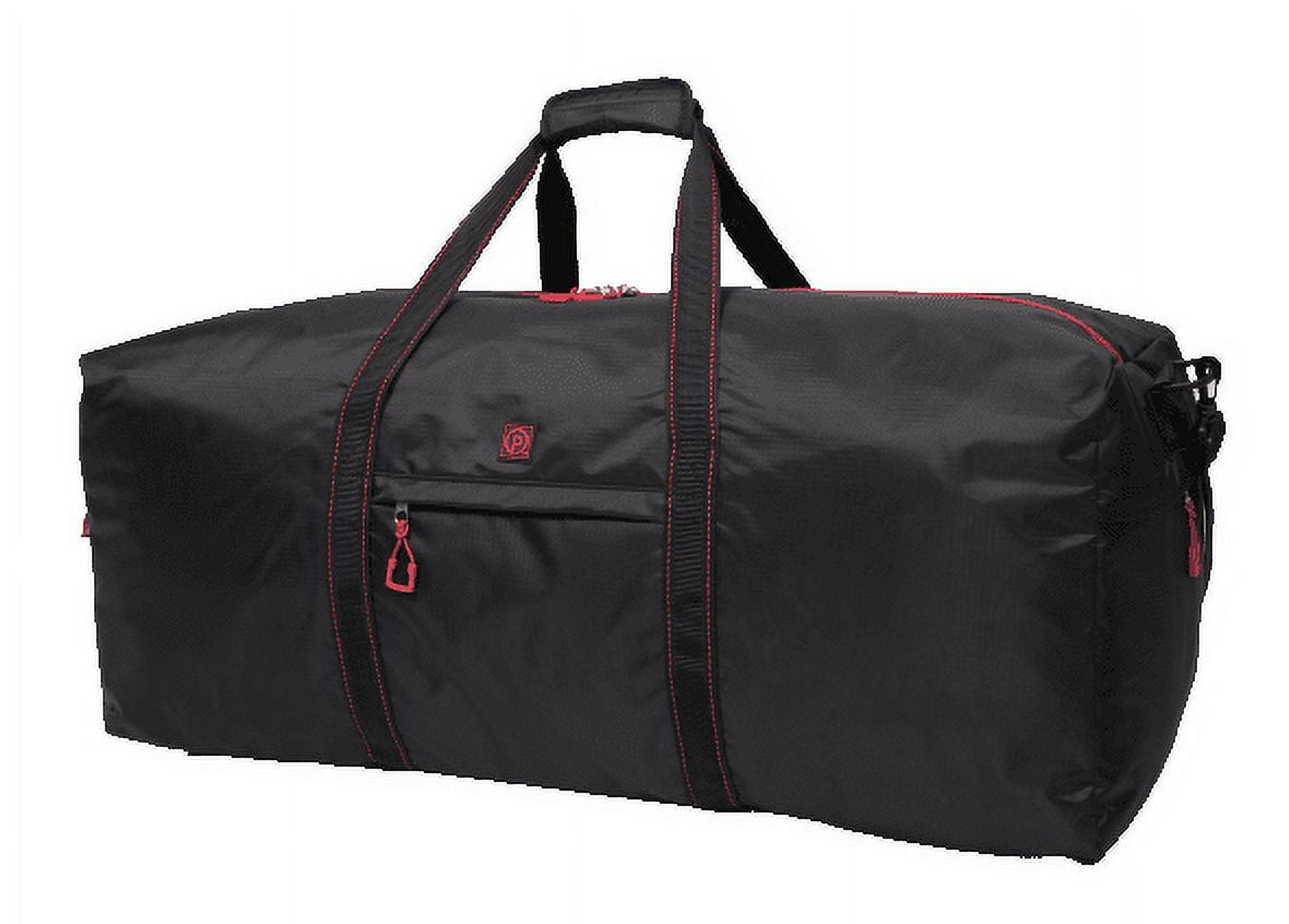 Protege 32 in Flex Polyester Backpack Duffel Bag for Travel, Black