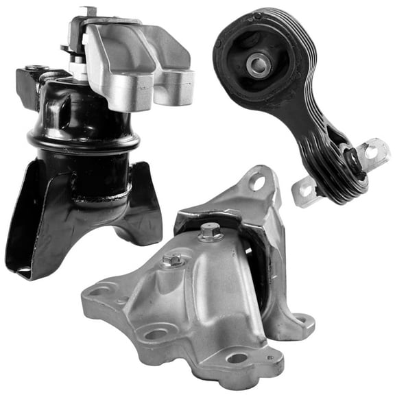 4M Auto Parts Hydraulic Front Engine Mount, Rear Lower Engine Torque Strut Mount & Left Automatic Transmission Mount 3PCS Set. Parts A65088, A65048, A65092