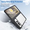 thumbnail image 3 of for Google Pixel Fold Clear Case, Transparent Pixel Fold Back Cover TPU + PC Shockproof Drop Protection Slim Phone Case for Google Pixel Fold 2023 - Black, 3 of 14