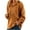 Brown, variant on AherBiu Oversized Sweatshirt Hoodies for Women Quarter Button Pullover Casual Loose Long Sleeve Tops