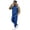 Blue, variant on Men's Active Tracksuits 2 Piece Sports Suits Set, Color Block Long Sleeve Full Zip Hoodies with Cargo Joggers Pants, Casual Outfits for Street & Daily Wear Deep Red XXL