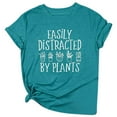 thumbnail image 1 of LUOGENLI T-shirts pour Femmes Décontracté et à la Mode Été Imprimé Anglais Sans Manches Col Rond Gilet T-shirts Manches Courtes Haut T-shirts pour Femmes Graphique Tee Saint-Valentin Vert Menthe TTTG, 1 of 3