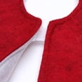 thumbnail image 4 of Falda XAMSHOR bordada con forma de copo de nieve rojo de 80 cm para árbol de Navidad, 4 of 7