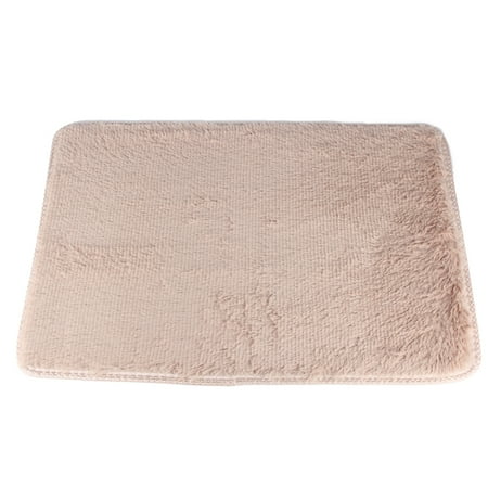 Gray Reid NK Home 24x47'' Rectangle Oblong Shape Bedroom Fluffy Rugs Anti-Skid Shaggy Area Office Sitting Drawing Room Gateway Door Carpet Brown Pink Red Grey ()