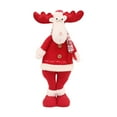 2024 New Red And White Christmas Decorations Old Man Snowman Standing