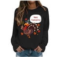 thumbnail image 1 of WEAIXIMIUNG Sweatshirts à Col Rond Graphiques pour Femmes Décontracté Ample Imprimé, 1 of 4