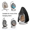 thumbnail image 3 of Single Cubierta colgante para silla tipo huevo para exteriores, con cremallera, para Patio, jardín, Patio, columpio de mimbre, Protector impermeable, 3 of 5