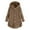 08Khaki, variant on Qeaghou Winter Jackets Women Plus Size Puffy Fuzzy Fleece Jacket Thick Warm Fluffy Sherpa Teddy Long Sleeve Hooded Coats S-5XL