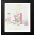 thumbnail image 2 of Everts 15x16 Black Modern Framed Museum Art Print Titled - Abilene Kansas - Everts 1887, 2 of 5