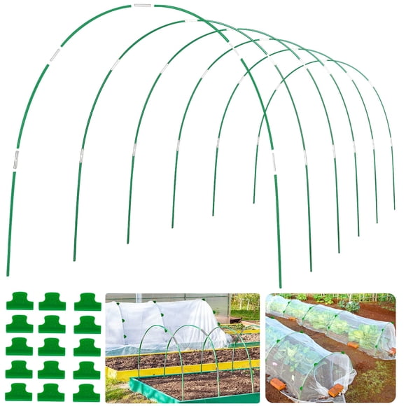 Invernadero Garden Hoops Grow Tunnel WYRJXYB, 36 unidades, 2,4 m