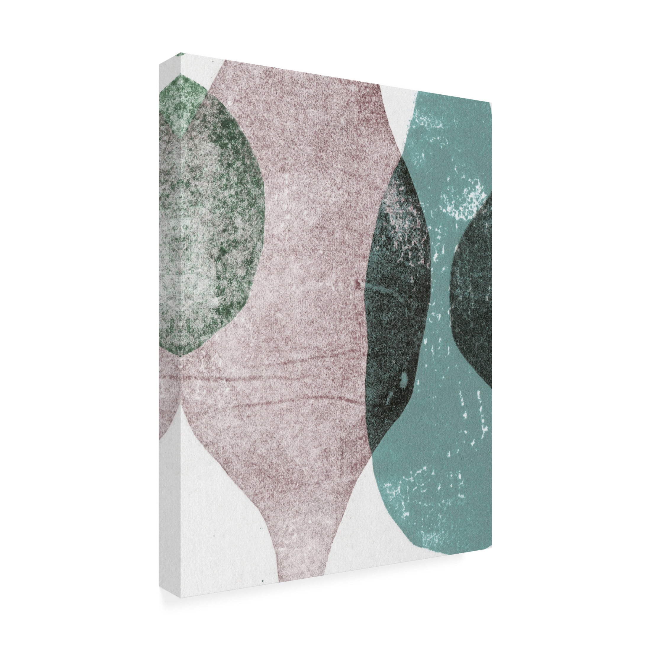 Canvas Wall Art - Pernille Folcarelli 'Vases 2 Teal' Wall Art for Living Room, Bedroom, or Office Décor by Trademark Fine Art - 18 x 24 Inches