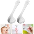 thumbnail image 2 of 2Pcs Stainless Steel Baby Spoon Angled Baby Utensils Spoon Self-Feeding Infant Spoons, 2 of 6