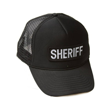 Delux 3D Patch Embroidery Law Enforcement Trucker Hat,