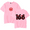 Pink, variant on Milo J 166  tshirt 166 album  Men's and women's round neck short sleeved T-shirt top