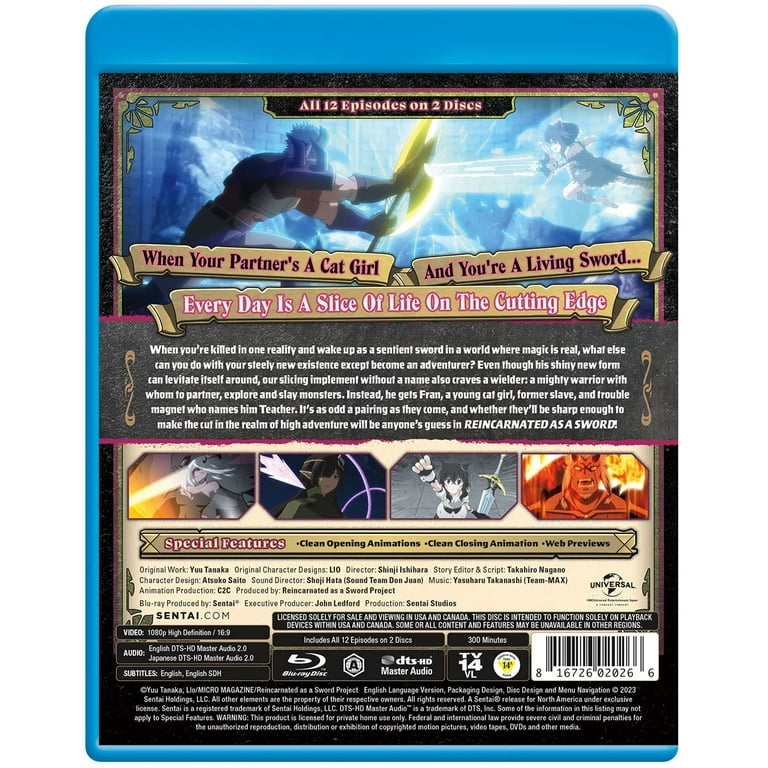 Sentai Anime: Reincarnated as a Sword - Complete Collection