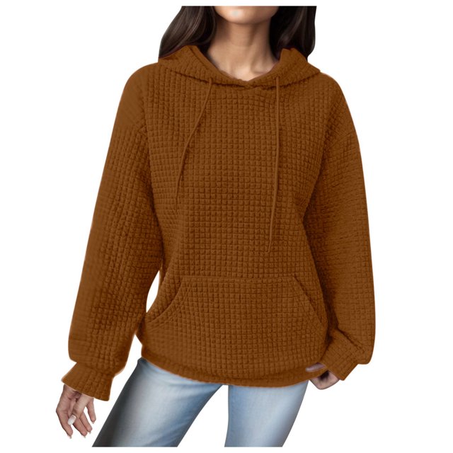 WEAIXIMIUNG Sweatshirts pour Femmes Sans Capuche Chats Pull Ample à Manches Longues Patchwork