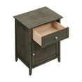 thumbnail image 4 of Glory Furniture Izzy 1 Drawer 1 Door Nightstand in Gray, 4 of 7
