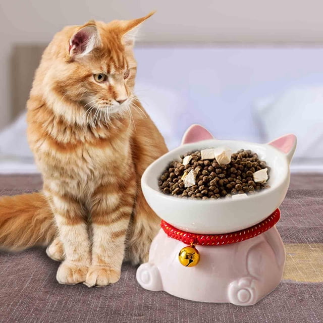 Lucky Cat Soporte para Cuenco para refrigerios, Cuenco para refrigerios, Platos para refrigerios, Cuenco de Postre Multiusos, frutero para postres de Rosa
