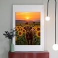 thumbnail image 2 of Diamond Art Kit for Adults, Sunset Sunflowers Grazing Scene Diamond Painting for Adults Beginners, DIY Diamond Art Painting Kits, 5D Diamond Painting Crafts for Home Decor 12x16 Frameless, 2 of 7