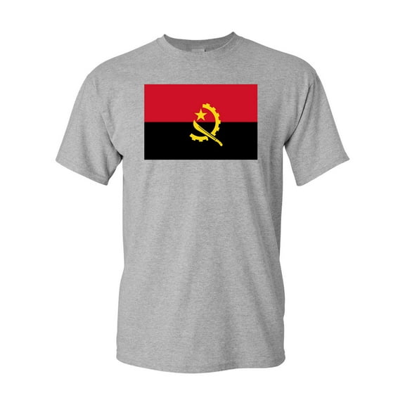 Angola Country Flag Adult DT T-Shirt Tee