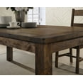 thumbnail image 4 of Coaster Coleman 7-Piece Wood Rectangular Dining Set in Rustic Golden Brown, 4 of 7