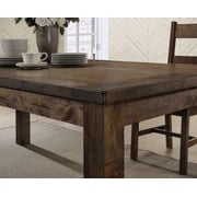 Coleman Rectangular 79-inch Dining Table Rustic Golden Brown