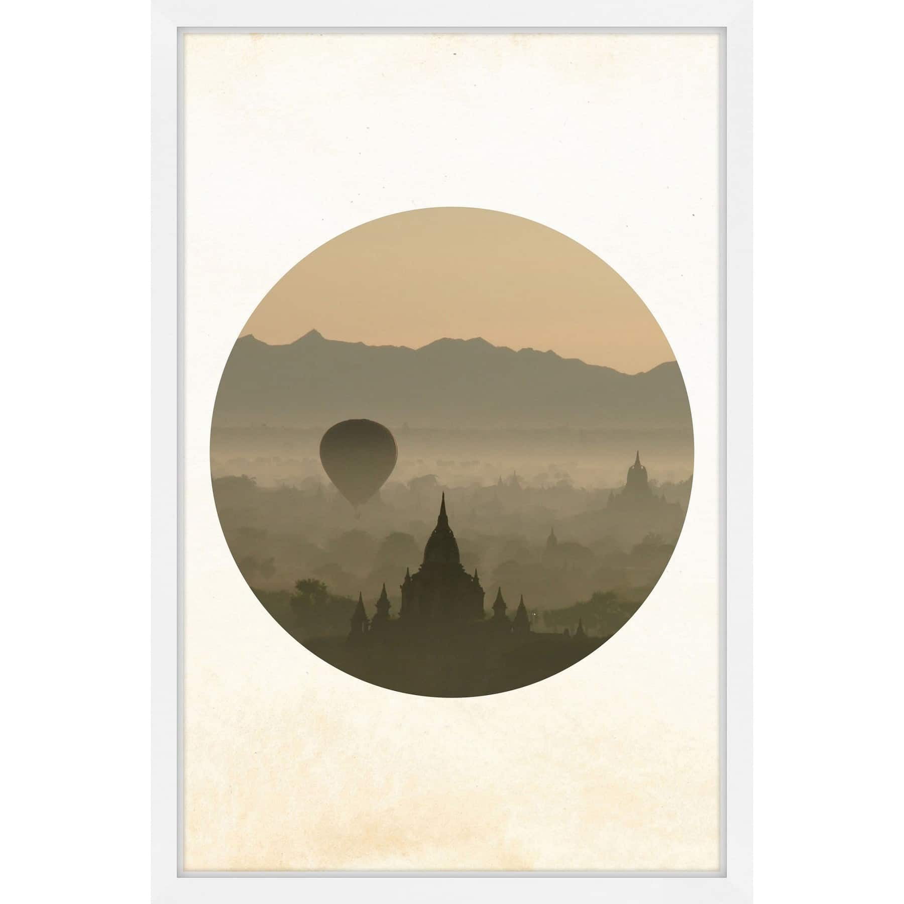 Marmont Hill "Balloon Russia" Framed Painting Print