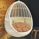thumbnail image 4 of Yuarrent 60x60cm Cojín de asiento al aire libre Cojines de silla para mecedora Silla de huevo de jardín Decoración del hogar Caqui 60x60cm, 4 of 4